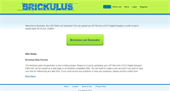 Desktop Screenshot of brickulus.com
